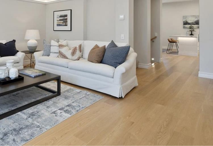 Natural Naked Oak flooring