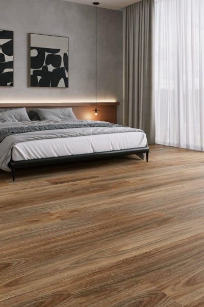 Queensland Spotted Gum captures the spirit of the Australian landscape with its sweeping grain, sun-kissed tones, and earthy warmth. Each plank tells a story—rich with natural texture and subtle movement—bringing depth, energy, and character into any interior. It’s a striking yet versatile choice that bridges rugged beauty with refined design. Read More Part of the Splendid Collection—crafted specifically to enhance modern Australian homes. Enjoy complete confidence with fully waterproof flooring—ideal for kitchens, busy family areas, and anywhere life gets a little messy. Its integrated acoustic underlay significantly reduces noise, creating a quieter and more comfortable environment. Thanks to an advanced click-lock installation system, laying your floor is effortless, fast, and precise. Built to withstand the rigours of daily life, this flooring combines exceptional durability with elegant style, making it the ideal choice for any home.