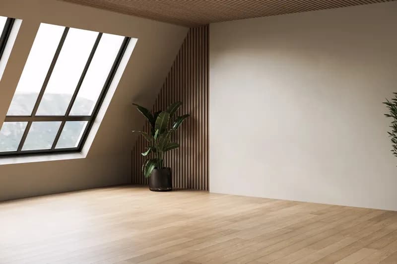 Upper room recently floored with hybrid flooring in Ringwood